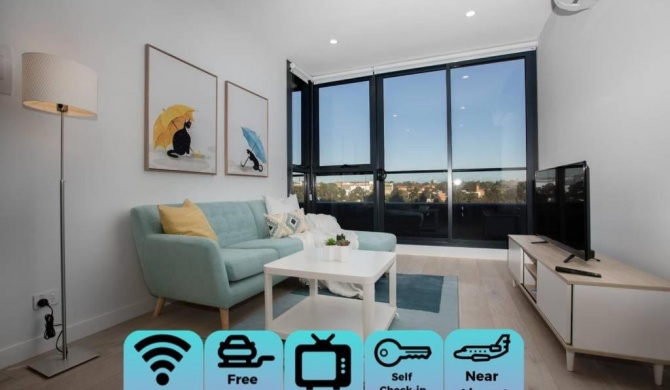 Stunning 2 bdrms APT@ParkvilleãFree carpark+wifiã